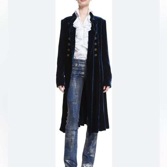 Ralph Lauren Collection 867 Coated Mercury Indigo Jeans. EUC. - Picture 5 of 8